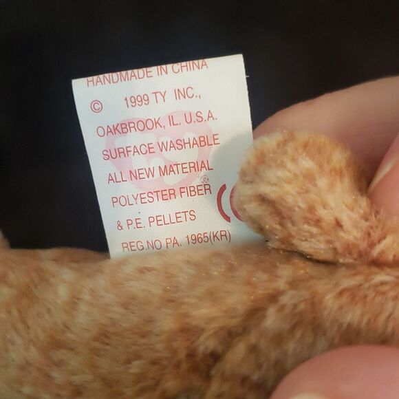Vintage 1999 Ty Beanie Baby PECAN the Bear - Picture 8 of 8